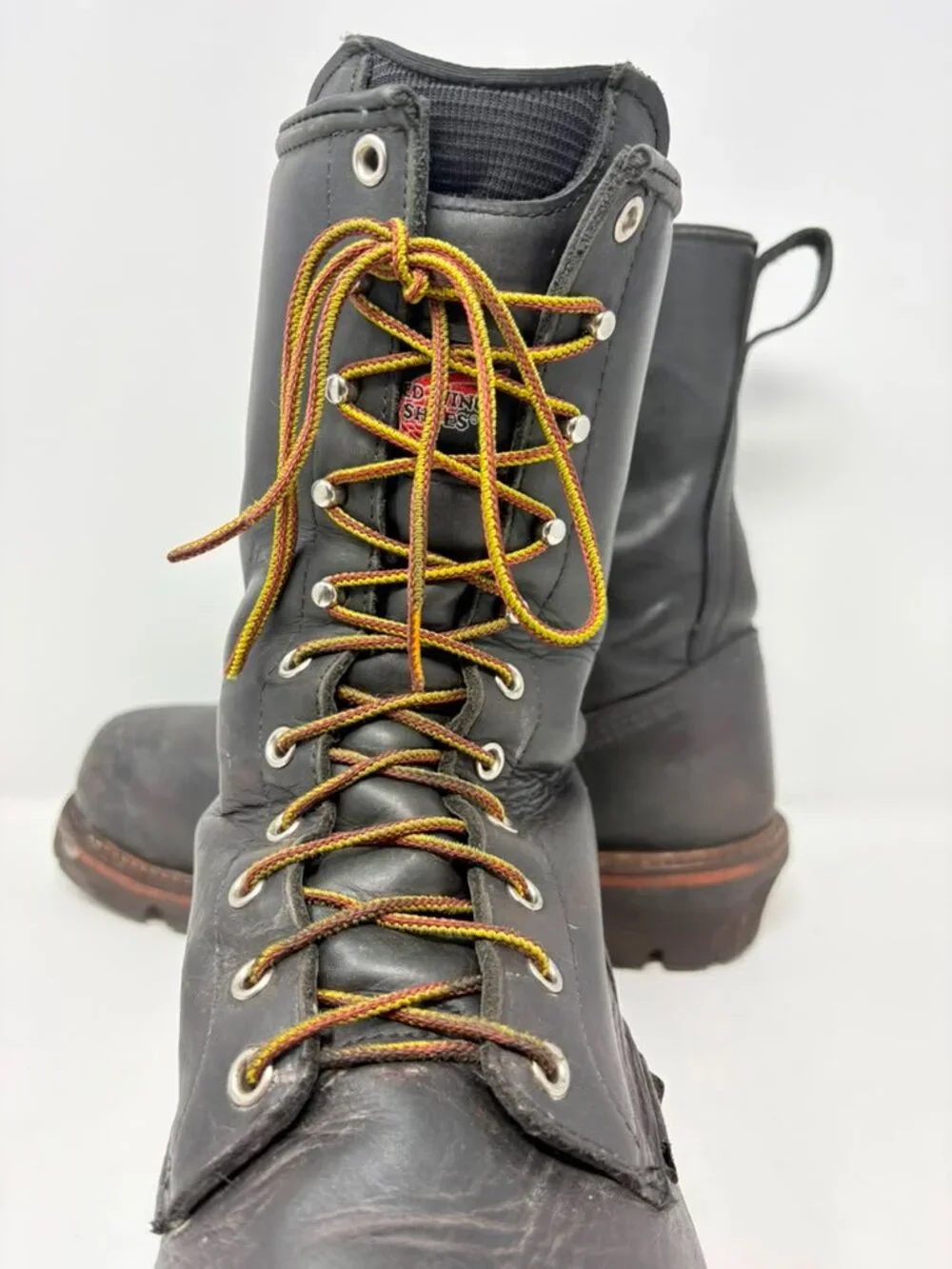 Red Wing 2215 LoggerMax Work Boots Vibram Steel Toe USA Men’s Size 12